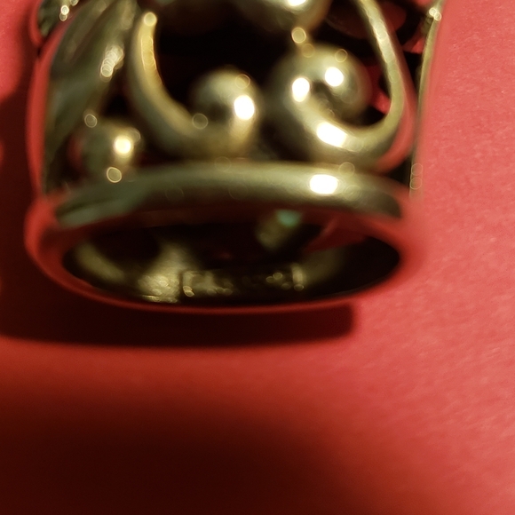 Vintage 925 Sterling Silver 30 " rope Chain with Pendent - Picture 6 of 7